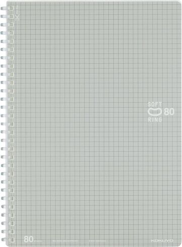 دفتر كوكويو الحلزوني الرسم البياني ، 8.3 '' x 5.8 'مجلة Business Journal A5 Soft Ring مع شبكة 5 مم محكم ، 80 ورقة مثقبة ، دفتر Sliver 1 Notebor ، ملاحظة خذ للعمل. استيراد اليابان (SU-SV338S5-C) in Kuwait