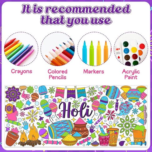 Dvbonike Jumbo Mandala Coloring Poster Giant Flower DIY Drawing Paper Craft in Kuwait