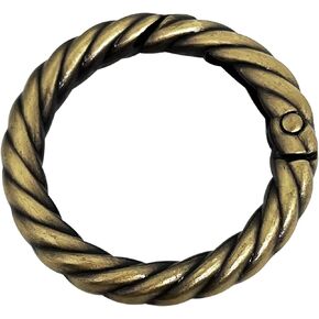 1Inch Spring O Rings Twist Shape Metal Spring O Ring Buckles Clips
