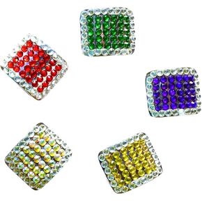 Classic Deluxe - Handmade Irish Hard Shoes Rhinestones Clear Crystal Buckles - Irish Hard Dancing Shoes Buckles