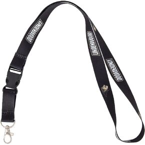 Desert Cactus Lindenwood University Lanyard Lions Car Keys ID Badge Holder Keychain Detachable Breakaway Snap Buckle (Black)
