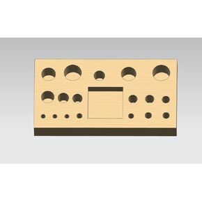 Block and 18 Punch Stand