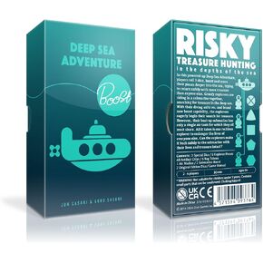 Oink Games Deep Sea Adventure Boost - Award-Winning Japanese Push Your Luck Game | Play Both Boost & Original Versions | 2-6 Players | Ages 8+