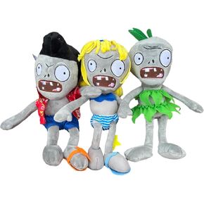 Dyharnsty 4Pcs Plants vs Zombies Plush Toys Peashooter Soft Figure Doll, Plants vs Zombies Toys PVZ Plush Plants 1 2 Set