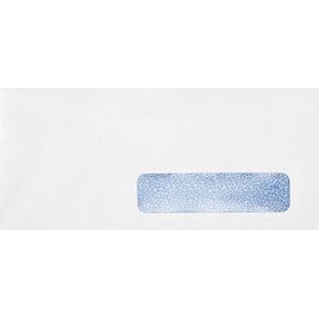 Luxpaper #10 أعمال يمين النافذة اليمنى | لون الأمن | 4 1/8 "x 9 1/2" | أبيض | 24 رطل. نص | 50 كتي