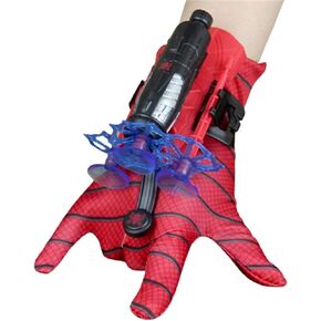 keivon Spider Gloves Man Web Shooter for Kids, Launcher Spider Kids Plastic Cosplay Glove Hero Movie Launcher Wrist Toy Set Funny Decorate Children Funny Educational Toys