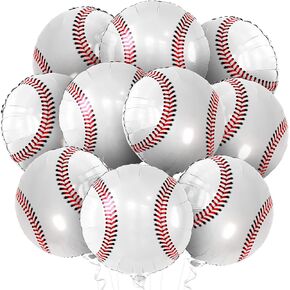 KatchOn, Big 18 Inch Orange Basketball Balloons - Pack of 10, Basketball Decorations | Mylar Basketball Balloon, Homecoming Decorations, Basketball Party Decorations | Basketball Birthday Decorations