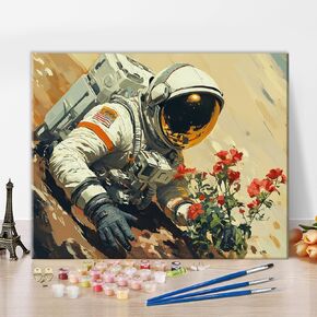 TUMOVO Paint by Numbers for Adults,Bookshelf Fruit Paint by Numbers Kits DIY Painting Kits Paint by Number for Adults Book Paint by Number Kits on Canvas Home Wall Decoration, 16 x20 Inch
