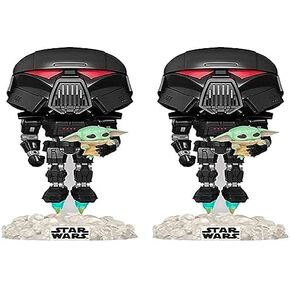 Pop Vinyl - Star Wars - Dark Trooper with Grogu 488 Black