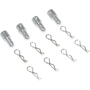 ارتفاع جبل جبل وجسم مقاطع متوافقة مع 1/14 MJX Hyper Go Upgrade 14301 14302 14303 14209 14210 RC Car Aluminium Part (Silver)