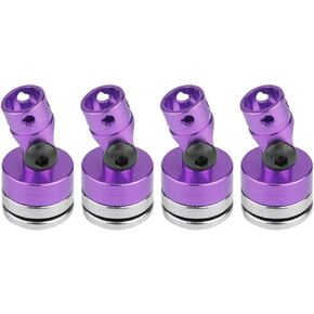 Joyzan RC Magnetic Body Post, Alloy Stealth Invisible Body Shell Mount Column Strong Clips Magnet Aluminum Accessories Parts SCX10 4WD 1:10 Scale Touring Car Drift Model Hobby Vehicle 4 Pack Purple
