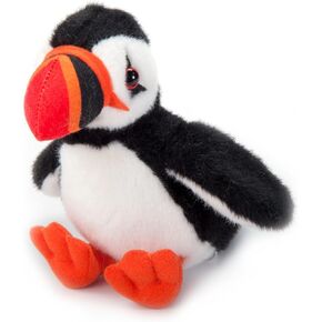The Petting Zoo Puffin Stuffed Animal Plushie, Gifts for Kids, Wild Onez Babiez Sealife Animals, Puffin Plush Toy 6 Inches