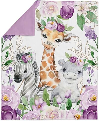 UNIQUE Safari Violet Flowers Roses Fabric Panel, 29x39 in, Quilting Panel, Cotton Twill, Digital Print, Violet in Saudi Arabia