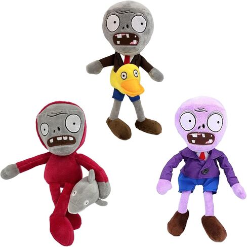 Dyharnsty 4Pcs Plants vs Zombies Plush Toys Peashooter Soft Figure Doll, Plants vs Zombies Toys PVZ Plush Plants 1 2 Set in Saudi Arabia