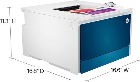 HP Color LaserJet Pro 4201dn Printer, Print, Fast speeds, Easy setup, Mobile printing, Advanced security, Best-for-small teams. Ethernet & USB only. Not Wireless. White in Saudi Arabia