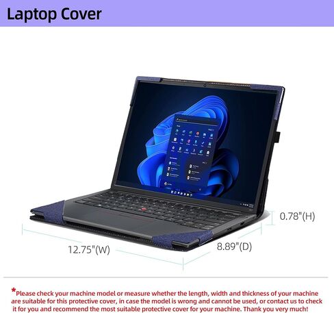 قضية الكمبيوتر المحمول لـ Lenovo ThinkPad E14 Gen 2 | ThinkPad E14 Gen 3 | ThinkPad E14 Gen 4 14 "| Inspiron14 (3420) محمول قشرة حماية الكمبيوتر المحمول القابلة للفصل (الأزرق) in Kuwait