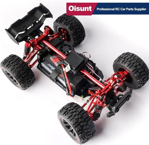 17/PCS Metal Replacement Part Kit for Hyper Go H14BM, 14209, 14210 1/14 RC Car Upgrades, Aluminium Spare Accessory Set (Red) in Saudi Arabia