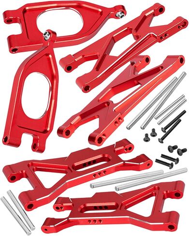 RC Suspension Arms Upgrades Part for 1/10 Gorgon 4X2 Mega 550 Brushed Monster Truck(ARA3230), Alloy Aluminium Front Upper& Front Lower& Rear Suspension Arms A arms, Navy Blue in Kuwait