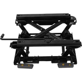 Acouto Car Seats Height Adjuster with Slide Rail 155mm Lifting Height Universal Fit Steel Seat Lifting Base for LHD Vehicle