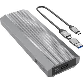 حاوية M.2 NVME SSD، حاوية USB 3.2 Gen 2 10 جيجابت في الثانية خالية من الأدوات M.2 SSD، حافظة M.2 NVMe SSD خارجية من الألومنيوم، تدعم UASP Trim لـ PCIe M-Key/B+M Key 2230/2242/2260/2280 (حتى 4 تيرابايت) in Kuwait