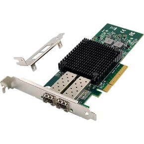 Dual-10Gb SFP+ PCI-E Network Card NIC, Mellanox ConnectX-3 PCI-e 3.0 X8 PCI Express 10 Gigabit Ethernet Server NIC (ST7286-10GB)