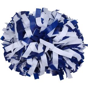 ICObuty Plastic Cheerleader Cheerleading Pom Pom 6 inch 1 Pair (Shocking hot Pink)