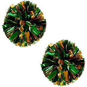 2 Pack Cheerleader Pom Poms for Party, Sports, Dance, Cheering Team