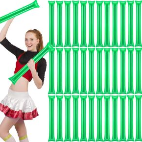 50 PCS Thunder Sticks Thicken Plastic Cheersticks Inflatable Thunder Sticks Sporting Events Team Spirit Cheersticks Sporting Cheers Basketball Football Dance Party in Kuwait