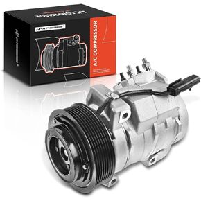 A-Premium Air Conditioner AC Compressor with Clutch Compatible with Dodge Ram 2500 3500 2010-2010 & Ram 1500 2500 3500 4000 4500 5500, 10S17C Style, 8 Grooves (Not 6 Grooves)