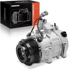 A-Premium A/C Compressor with Clutch Compatible with Toyota RAV4 3.5L 2006-2012, Venza 3.5L 2009-2016 & Lexus ES350 3.5L 2007-2012, 7SBU16C Compressor