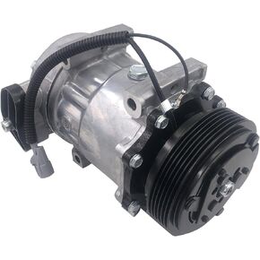 A/C AC air condition compressor with Clutch L4 2.5L L6 4.0L compatible with Jeep 97-01 Cherokee / 97-98 Wrangler / 96-02 Dakota 96 97 98 99 00 01 02 (1996 1997 1998 1999 2000 2001 2002)