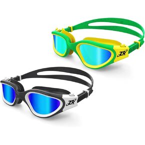 ZIONOR Kids Swim Goggles, 2 Packs G1MINI Polarized Swimming Goggles Girls/Boys