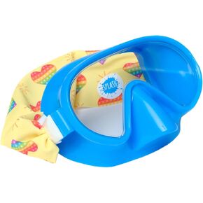 SPLASH SWIM MASK with Fabric Strap - Kids Swim Goggles with Nose Cover