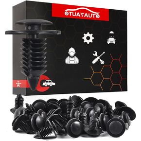 OTUAYAUTO 100Pcs Window Crank Handle Clips - Replacement for Dodge Ram Chevy Jeep GM Door Handle Retainer Clips