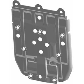 Polaris RZR Rear Skid Plate, Gloss Black, Genuine OEM Part 5452063-070, Qty 1