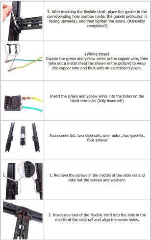 Car Seat Electrical Seating Slider, Flexible Forward Backward 12V Low Noise Steel Strong Load Bearing Electric Seat Slide Rail for Commercial Vehicle in Saudi Arabia