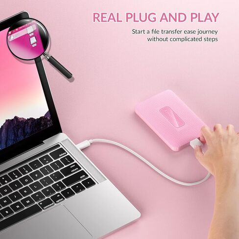 حاوية SATA 2.5 [خالية من الأدوات] حاوية محرك الأقراص الصلبة الخارجية SETMSPACE 2.5، حاوية SSD 2.5 SSD من نسيج ألياف الكربون، حاوية محرك الأقراص الصلبة 2.5 مع كابل USB-A، حاوية 2.5 لـ 7-9.5 مم SSD/HDD - أسود in Kuwait