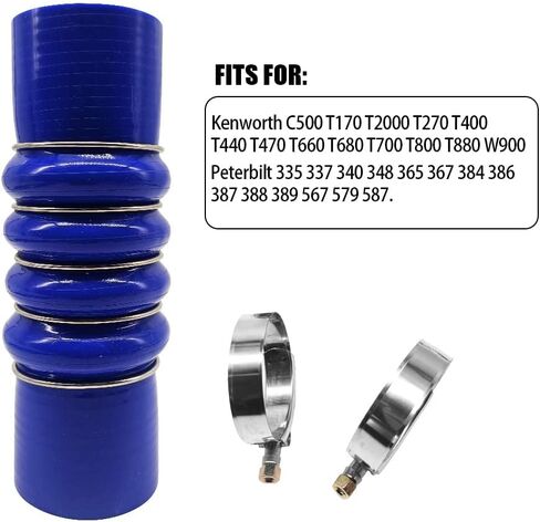 خرطوم تبريد الرادياتير مع مشابك يناسب Peterbilt & Kenworth F50-6308 28359 in Kuwait