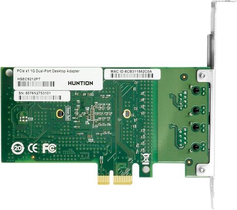 بطاقة شبكة 10 جيجا بايت مع مجموعة شرائح Mellanox ConnectX-3، ومحول SFP مزدوج + منافذ PCI Express Ethernet يدعم Windows Server/Linux/VMware in Kuwait