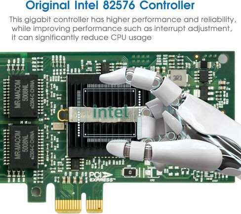 بطاقة شبكة 10 جيجا بايت مع مجموعة شرائح Mellanox ConnectX-3، ومحول SFP مزدوج + منافذ PCI Express Ethernet يدعم Windows Server/Linux/VMware in Kuwait