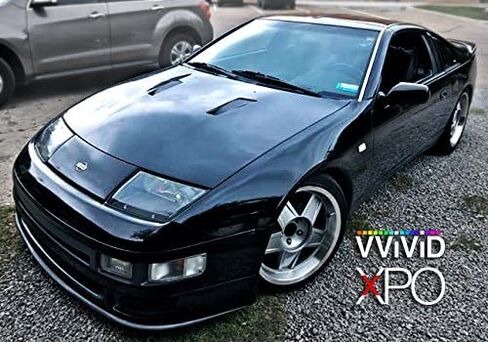 بكرة لف الفينيل VViViD8 باللون الأسود اللامع مقاس 5 أقدام × 100 قدم مع تقنية إطلاق الهواء مع مجموعة أدوات in Kuwait