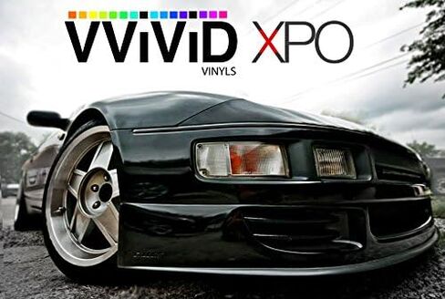 بكرة لف الفينيل VViViD8 باللون الأسود اللامع مقاس 5 أقدام × 100 قدم مع تقنية إطلاق الهواء مع مجموعة أدوات in Kuwait