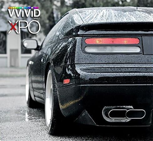 بكرة لف الفينيل VViViD8 باللون الأسود اللامع مقاس 5 أقدام × 100 قدم مع تقنية إطلاق الهواء مع مجموعة أدوات in Kuwait