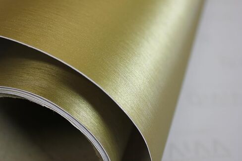 VViViD Gold Brushed Metal 5 Foot x 1 Foot Vinyl Wrap Roll with Air Release Technology in Saudi Arabia