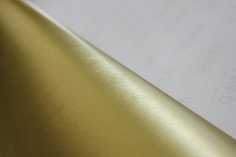VViViD Gold Brushed Metal 5 Foot x 1 Foot Vinyl Wrap Roll with Air Release Technology in Saudi Arabia