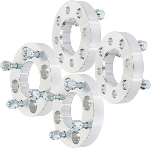 ECCPP 2X 1 بوصة محولات فواصل العجلات 4 العروة 4x110 مم إلى 4x115 مم 12x1.5 ترصيع 74 مم يناسب 1998-2004 لـ Foreman 450 2005-2017 لـ Foreman 500 2001-2009 لـ Foreman Rubicon 500-NOT FIT Stock Rims in Kuwait