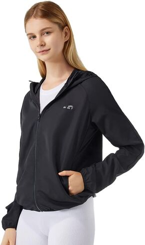 OHYOGA Women's Sun Protection Hoodie Long Sleeve Shirt Quick Dry Jacket for Running Hiking Outdoor Activities UPF 50+ in Kuwait