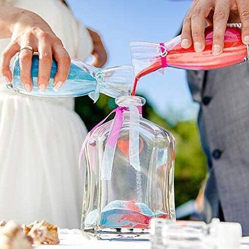 CYS EXCEL White Colored Sand Vase Filler (1 LB, Approx. 1.25 Cups) | Multiple Color Choices Wedding Unity Ceremony Sand | Fish Bowl & Terrarium Sand in Saudi Arabia