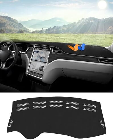 Autorder Dashboard Cover Mat for 2020-2024 Hyundai Palisade Accessories Dash Cover Mat Flannel Sunshade Glare UV Rays Protector (with Hud) in Saudi Arabia