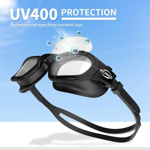 Robee Swimming Goggles, Adult Polarized Swim Goggles for Men Women Youth, Water Pool Glasses in Saudi Arabia